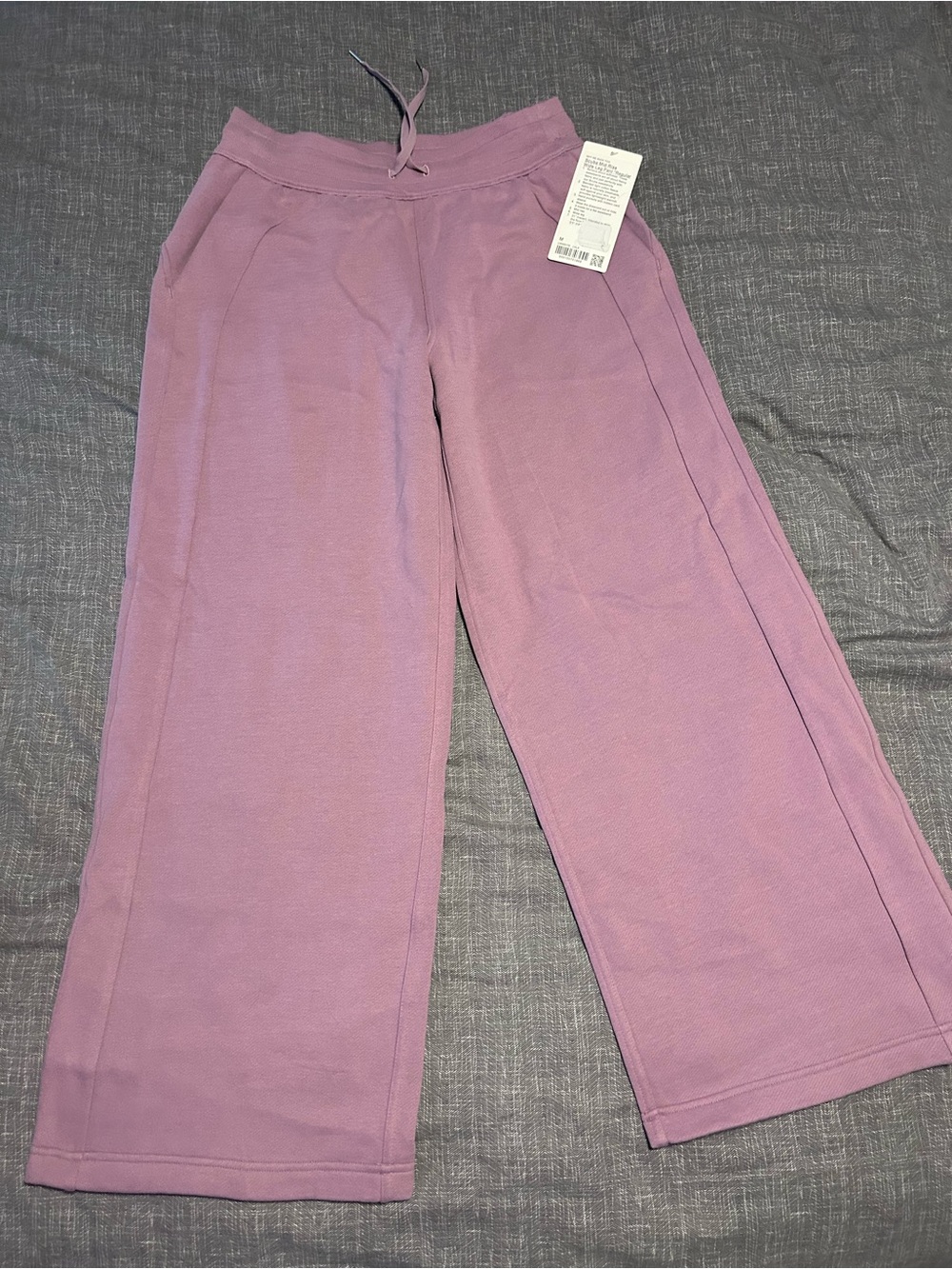 Women Wide-Leg Lounge Pants in Lavender